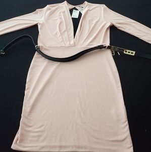 Deep V bandage dress